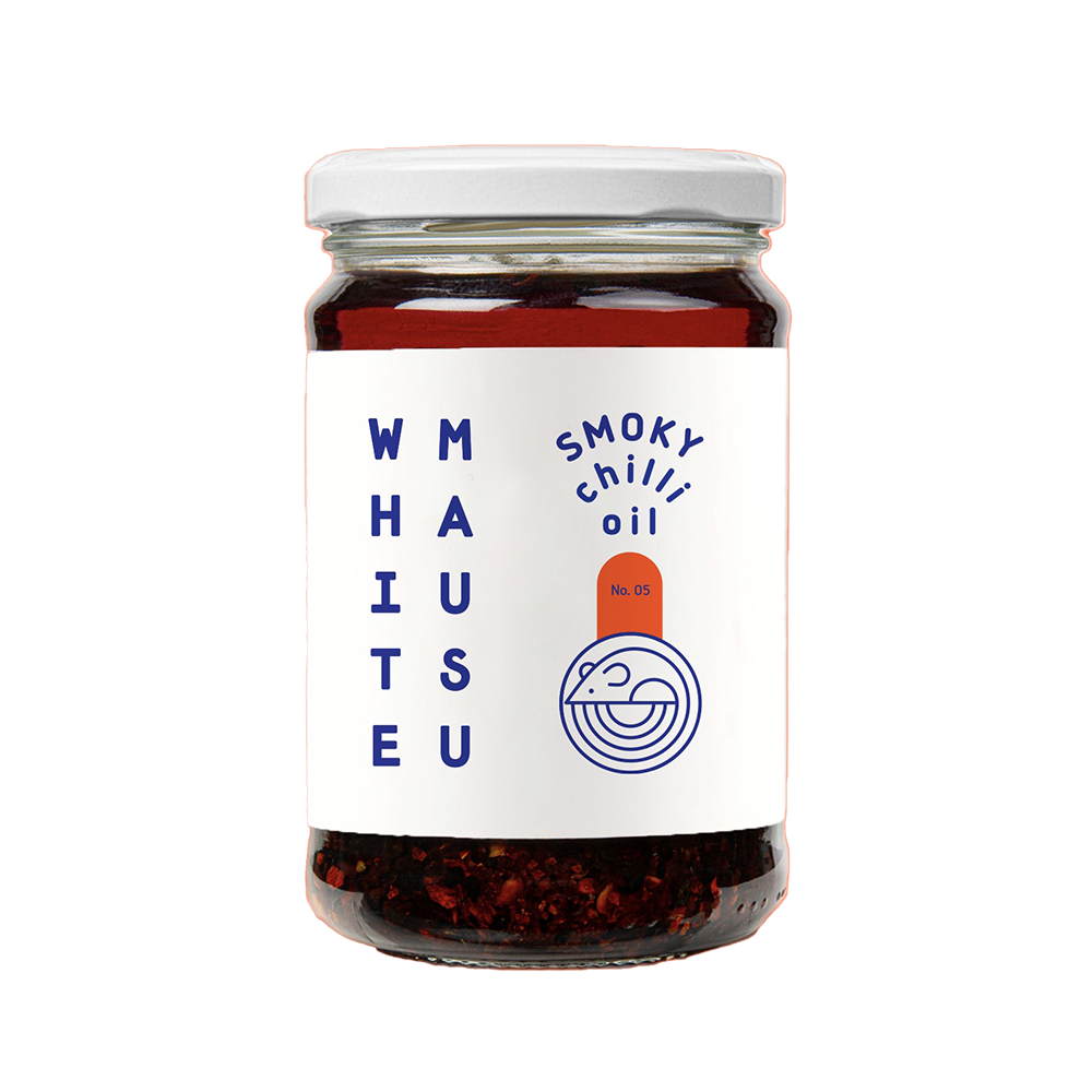 White Mausu Smokey Chilli Oil image 0