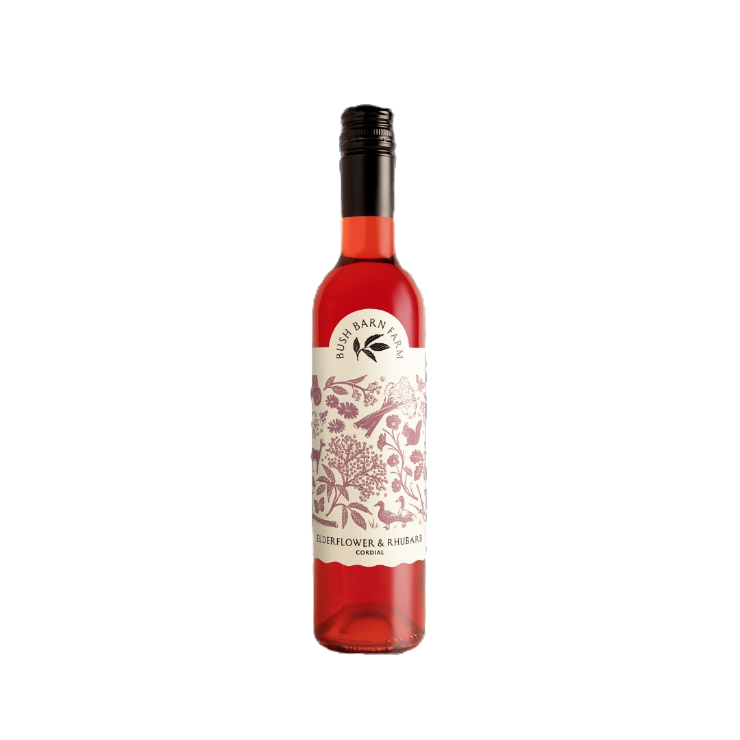 Bush Barn Farm Elderflower & Rhubarb Cordial image 0