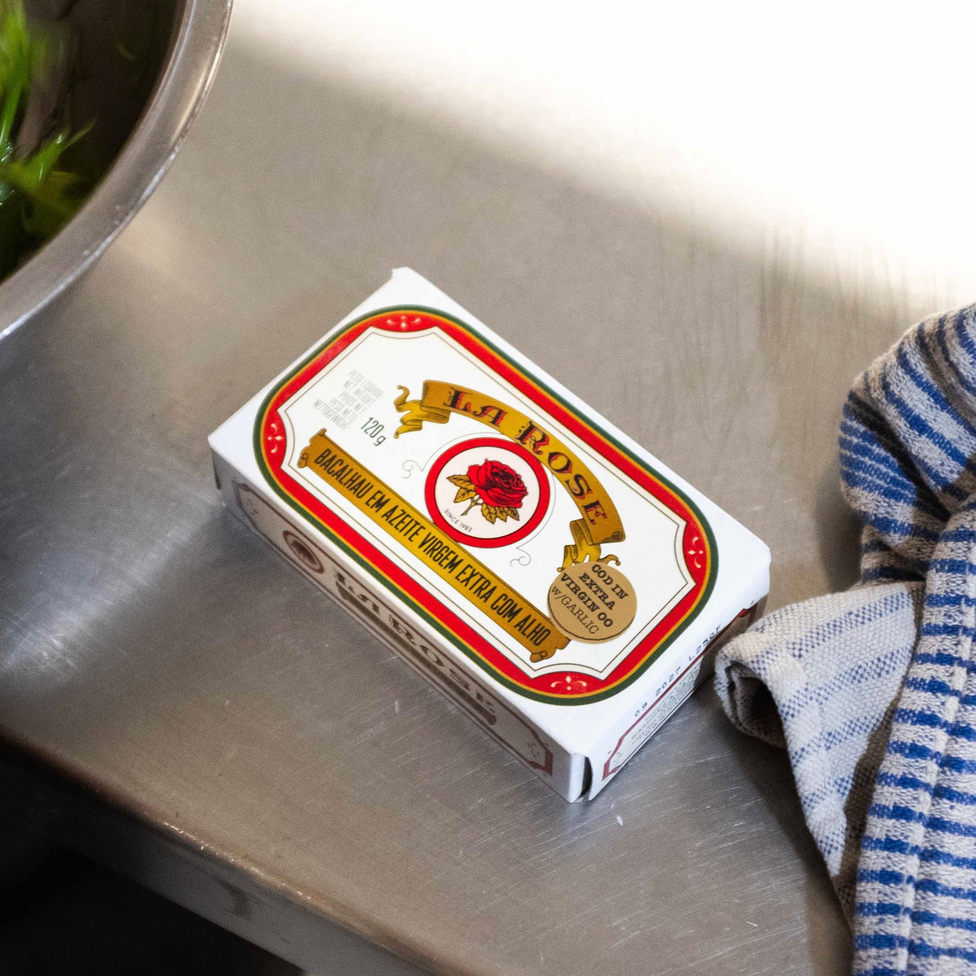 La Rose Cod with garlic in extra virgin olive oil image 0