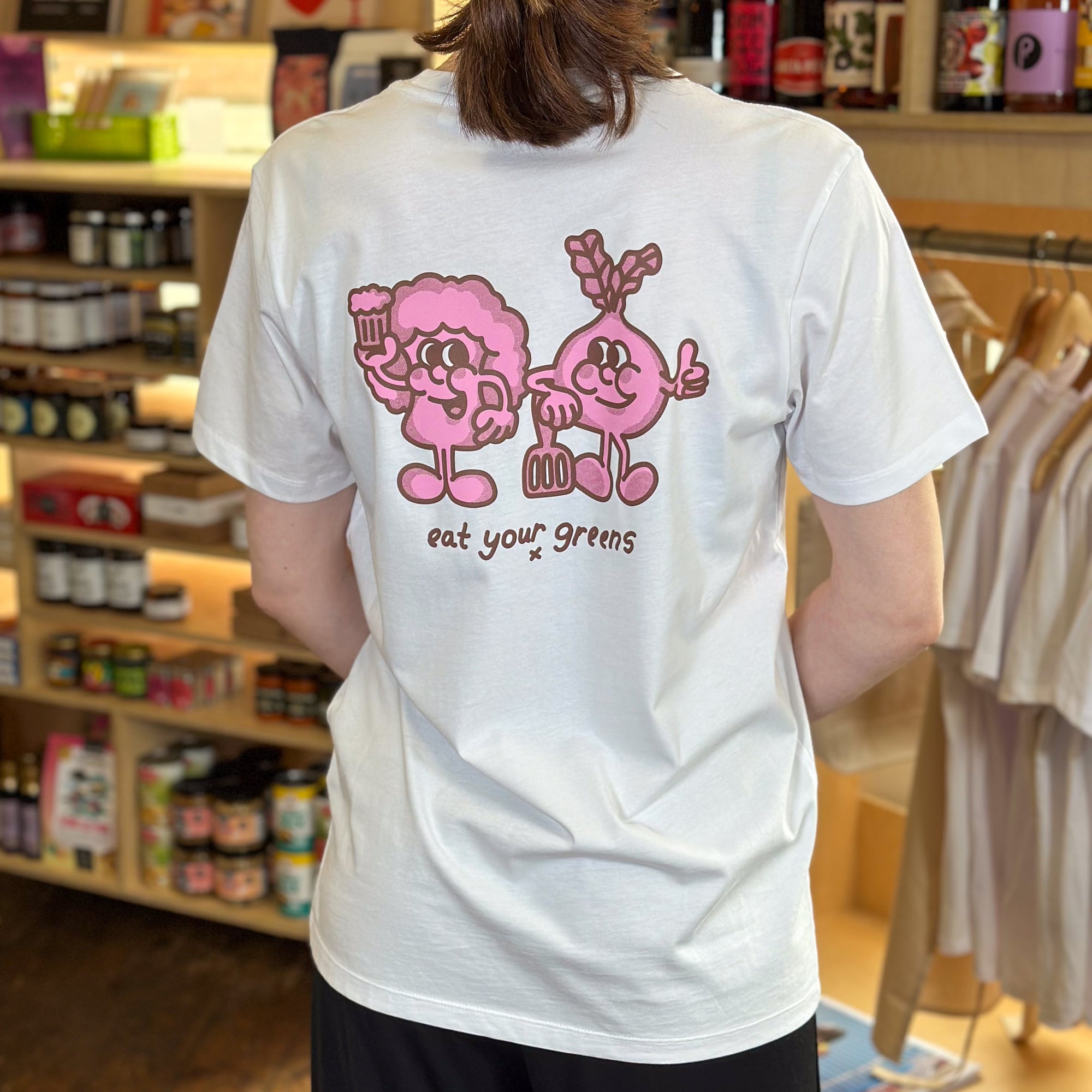 Eat Your Greens Screen Printed T Shirt image 0