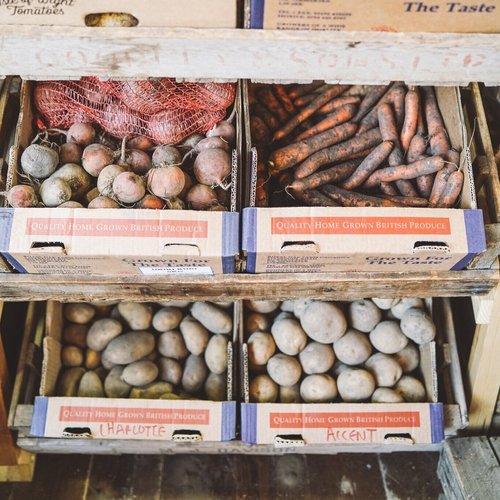 Close up of Koffmans Potatoes 