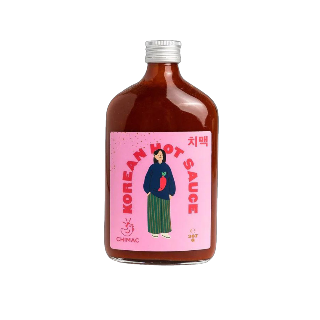 Close-up of Chimac Korean Hot Sauce 