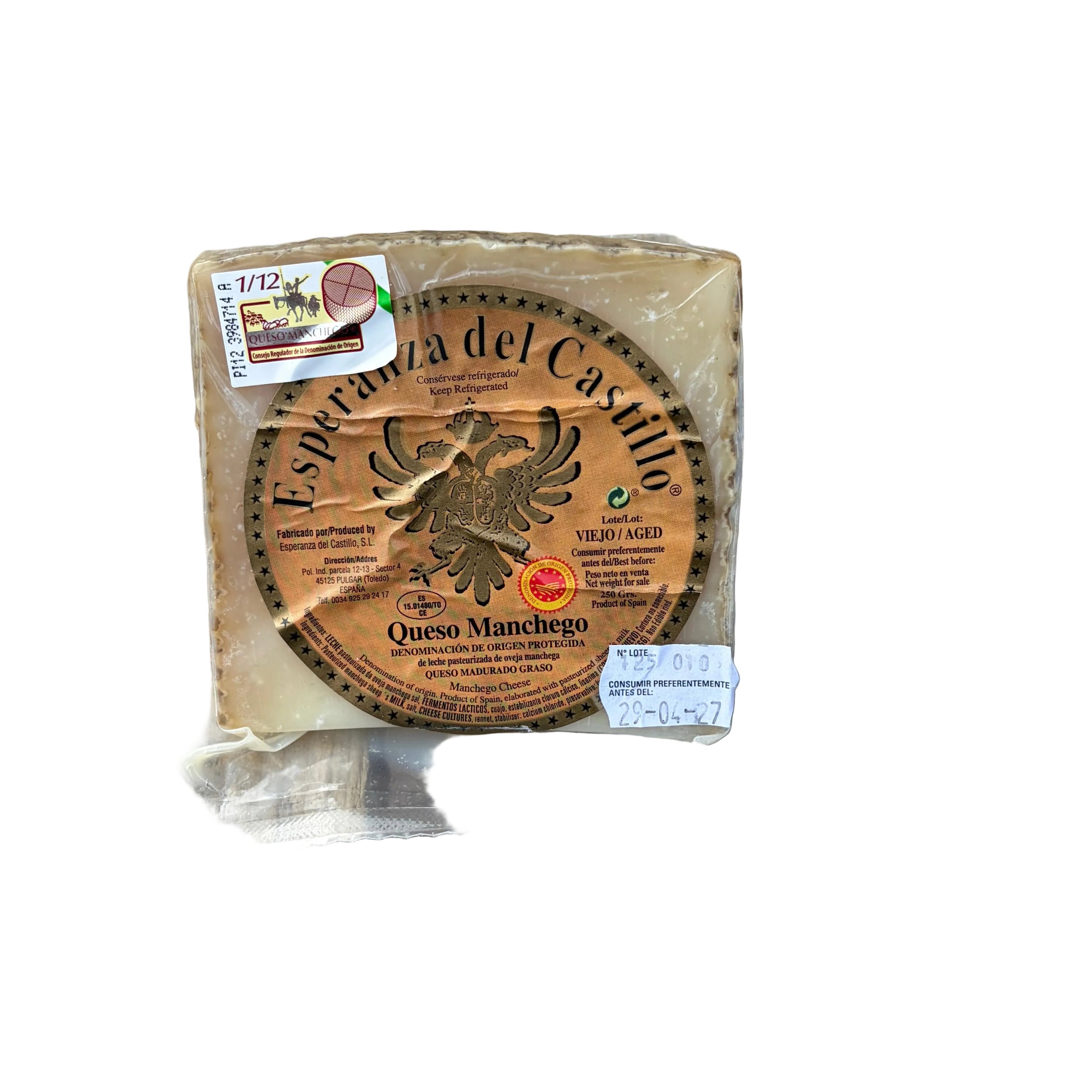 Esperanza del Castillo Queso Aged Manchego