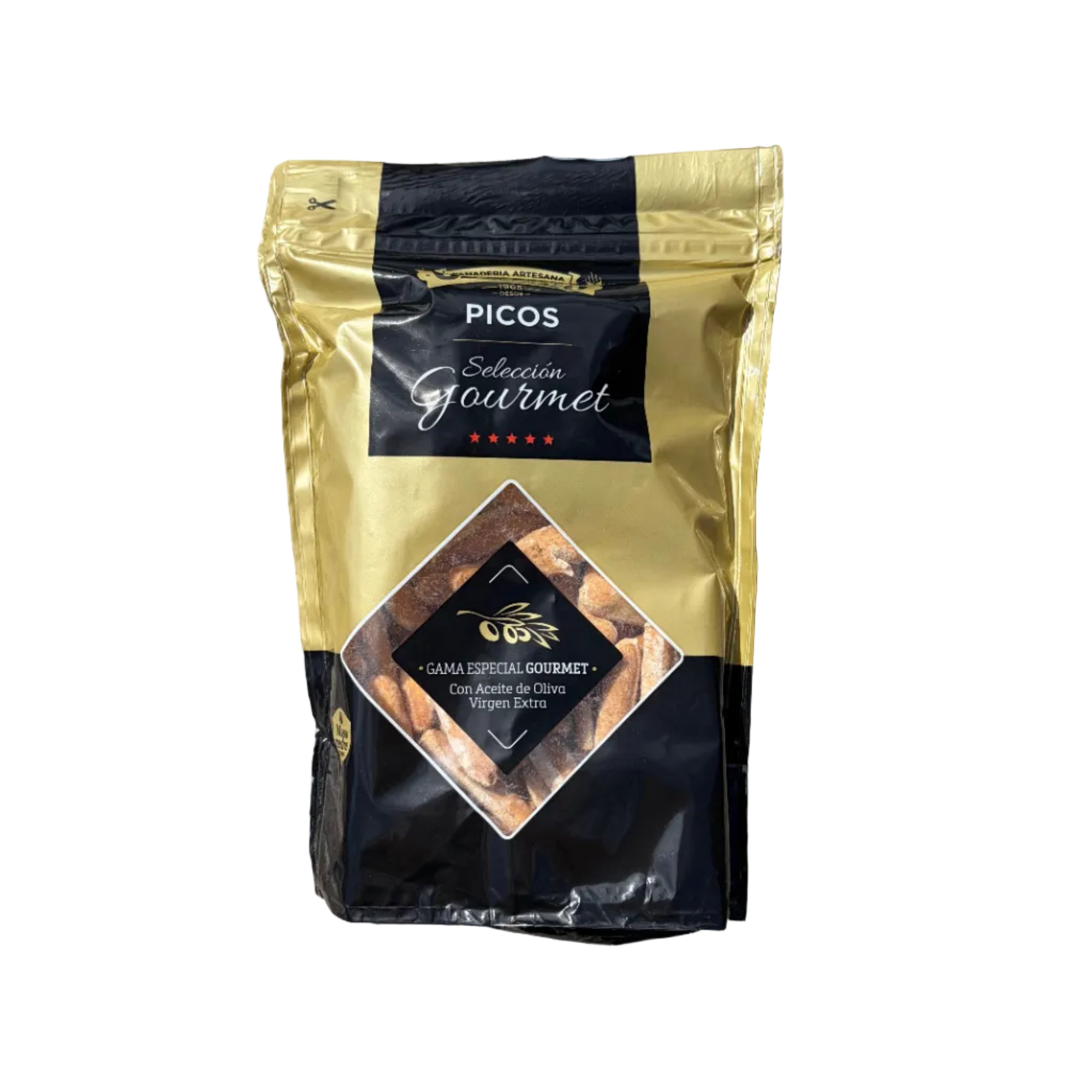 Picos Gourmet package on a wooden background