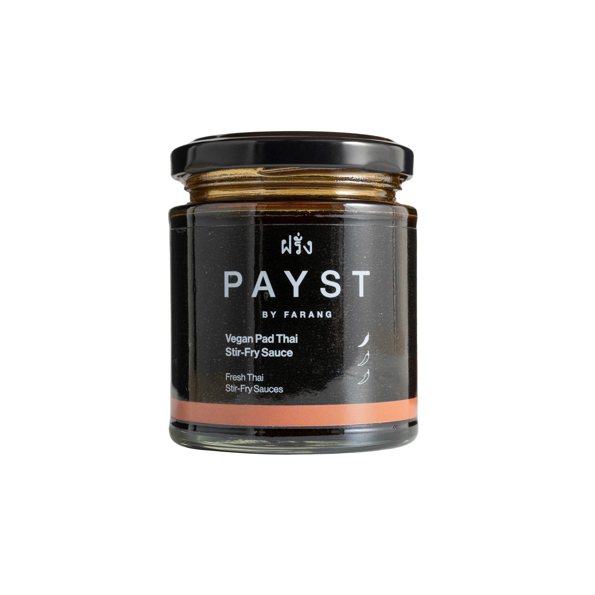 Jar of Payst Vegan Pad Thai Stir-Fry Sauce on a white background