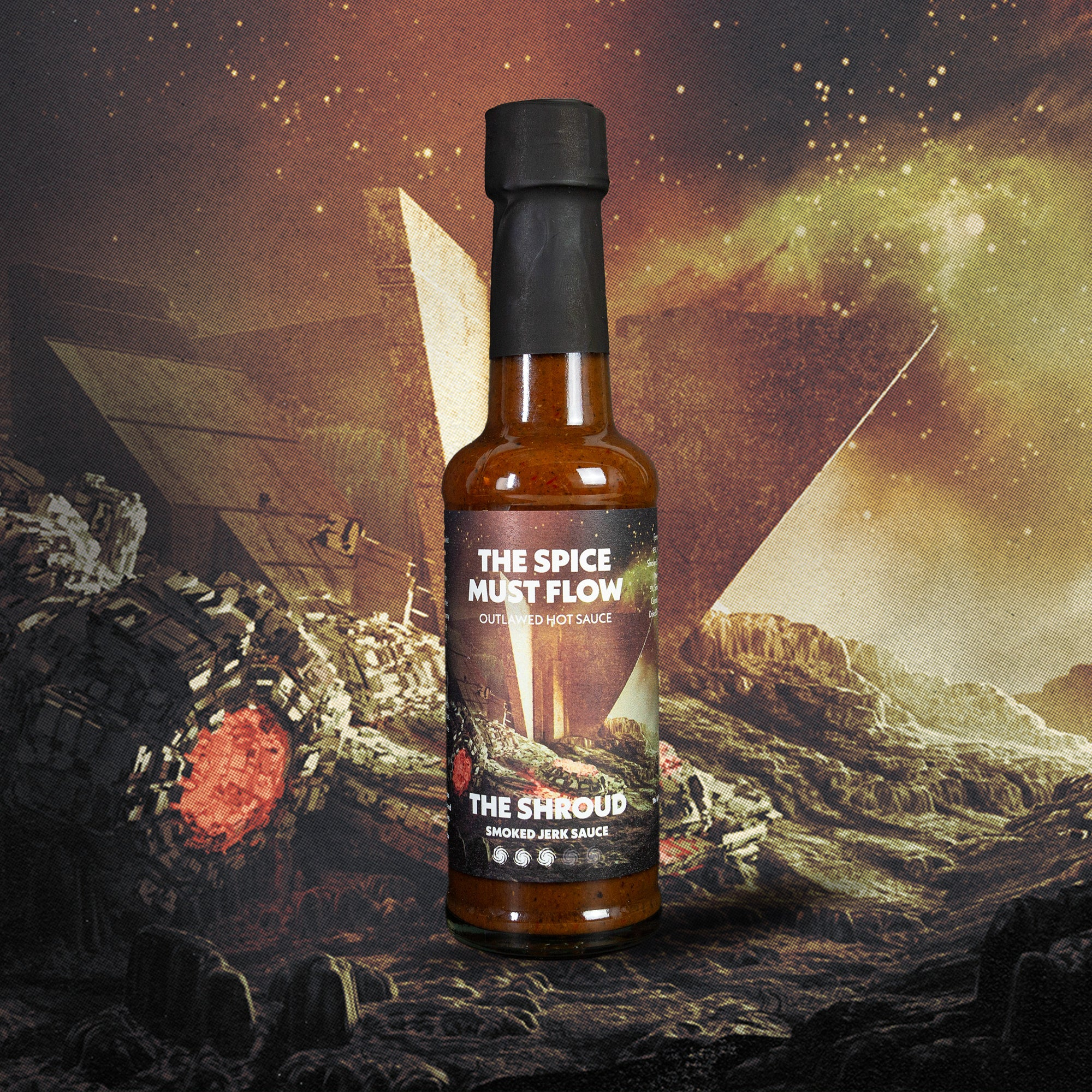 The Spice Must Flow The Shroud Smoked Jerk Style Hot Sauce with Rum