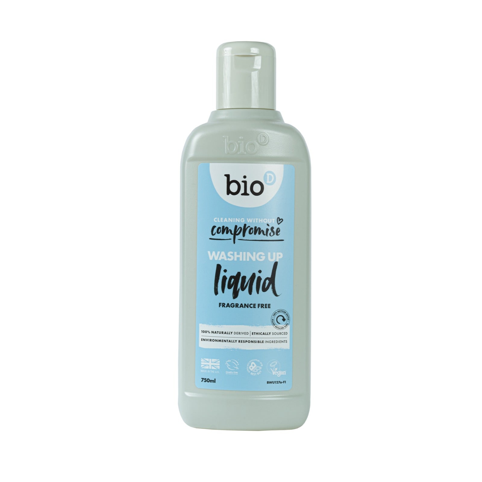 Bio D Fragrance Free Washing Up Liquid image 0