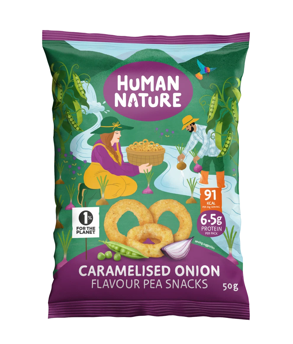 Human Nature Caramelised onion flavour pea ring