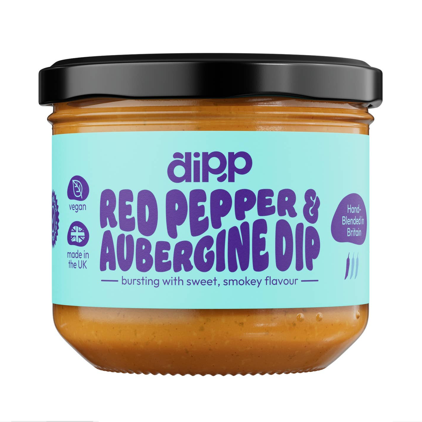 Dipp Red Pepper & Aubergine Dip image 0