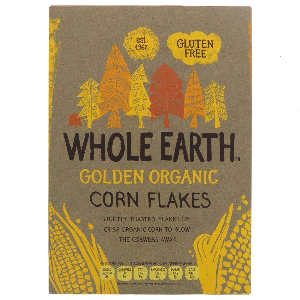 Whole Earth Golden Organic Cornflakes image 0