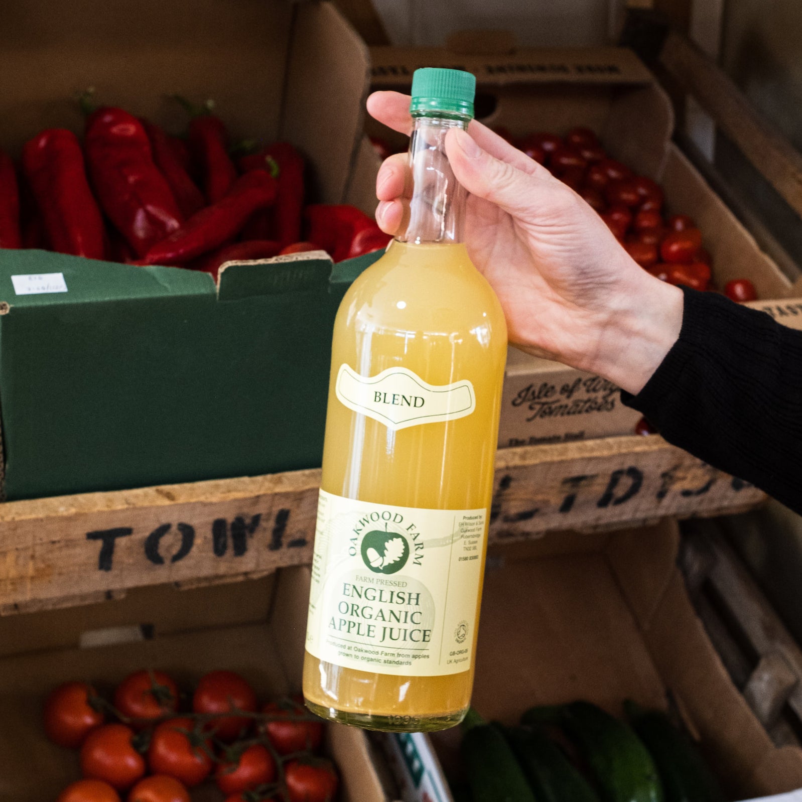 Oakwood Organics Apple Juice image 0